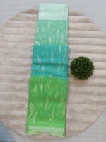 Shivali Pure Chiffon Resham Embroidery Saree -Greenish- Madhu Creation