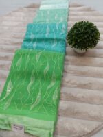 Shivali Pure Chiffon Resham Embroidery Saree -Greenish- Madhu Creation - Image 2